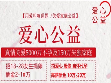 恩施捐卵助孕生子 爱心志愿者招募